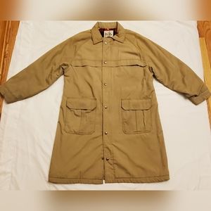 Vintage Porsha by Winer Long Khaki Trench Coat 80s